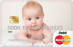 baby debit card image