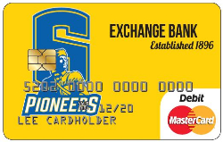 Pioneers debit card image